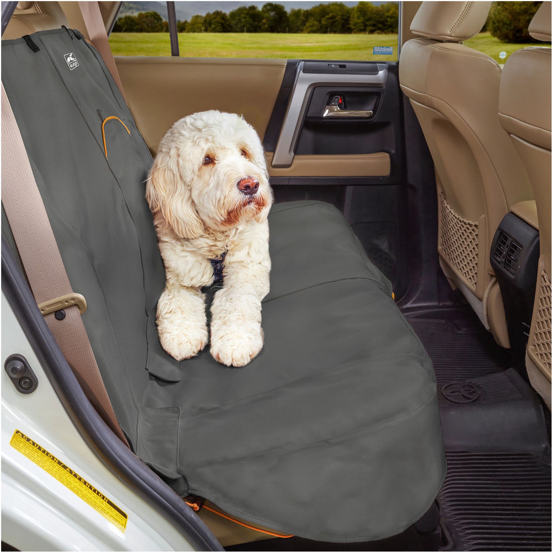 slide 1 of 1, Kurgo Rover Charcoal Bench Seat Cover 1 ea, 1 ct