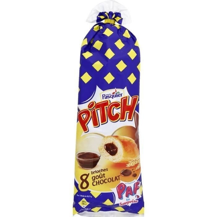 slide 1 of 5, Bioche Pasquier Pitch Brioche, Chocolate, 6 ct