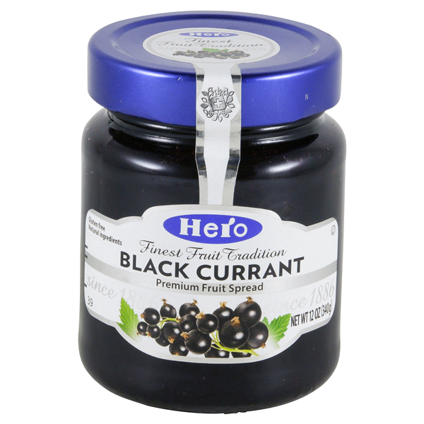 slide 1 of 1, Hero Fruit Spread, Premium, Black Currant, 12 oz