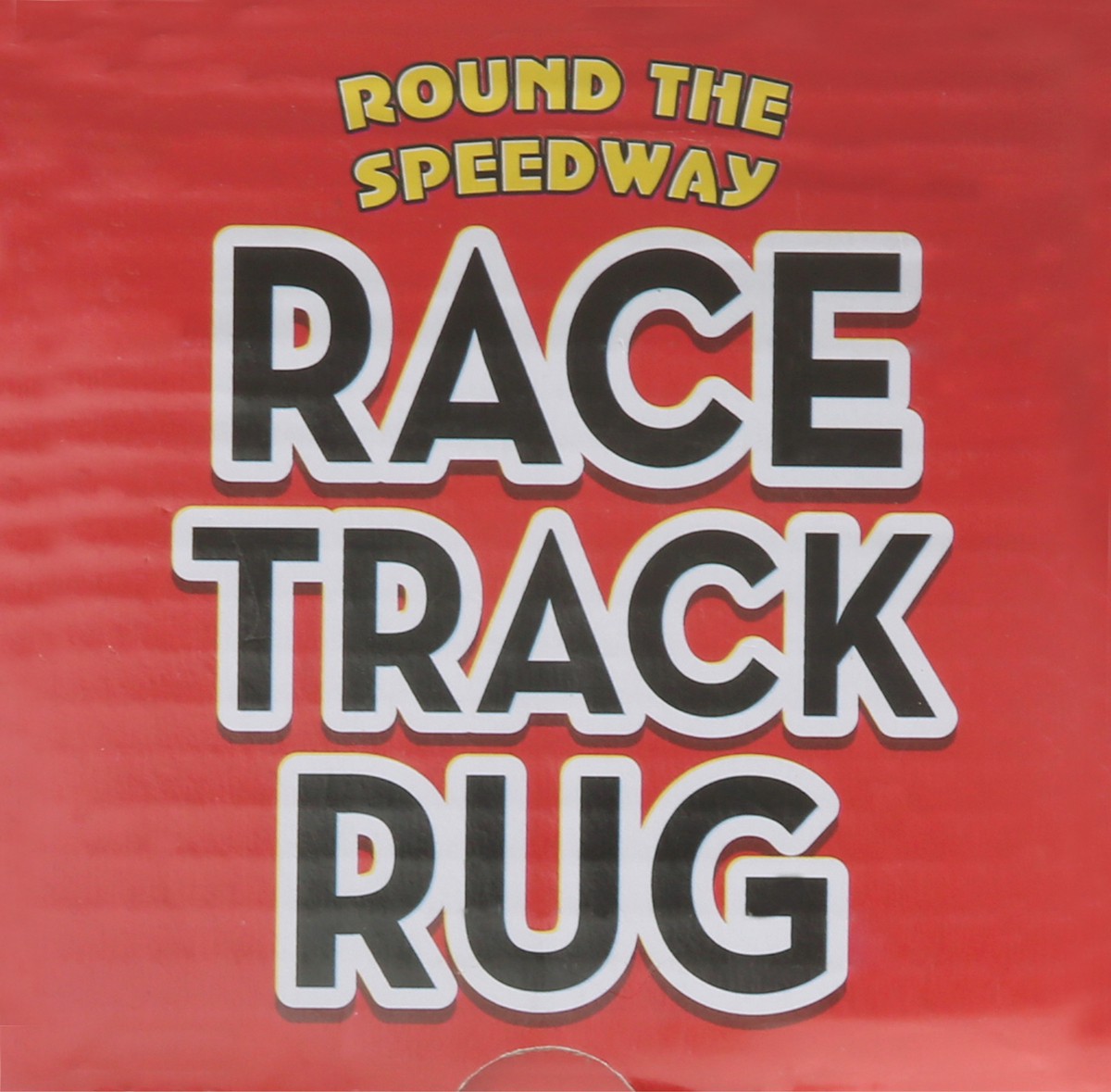 slide 7 of 8, Melissa & Doug Round the Speedway Race Track Rug With 4 Race Cars, 39 in x 36 ft