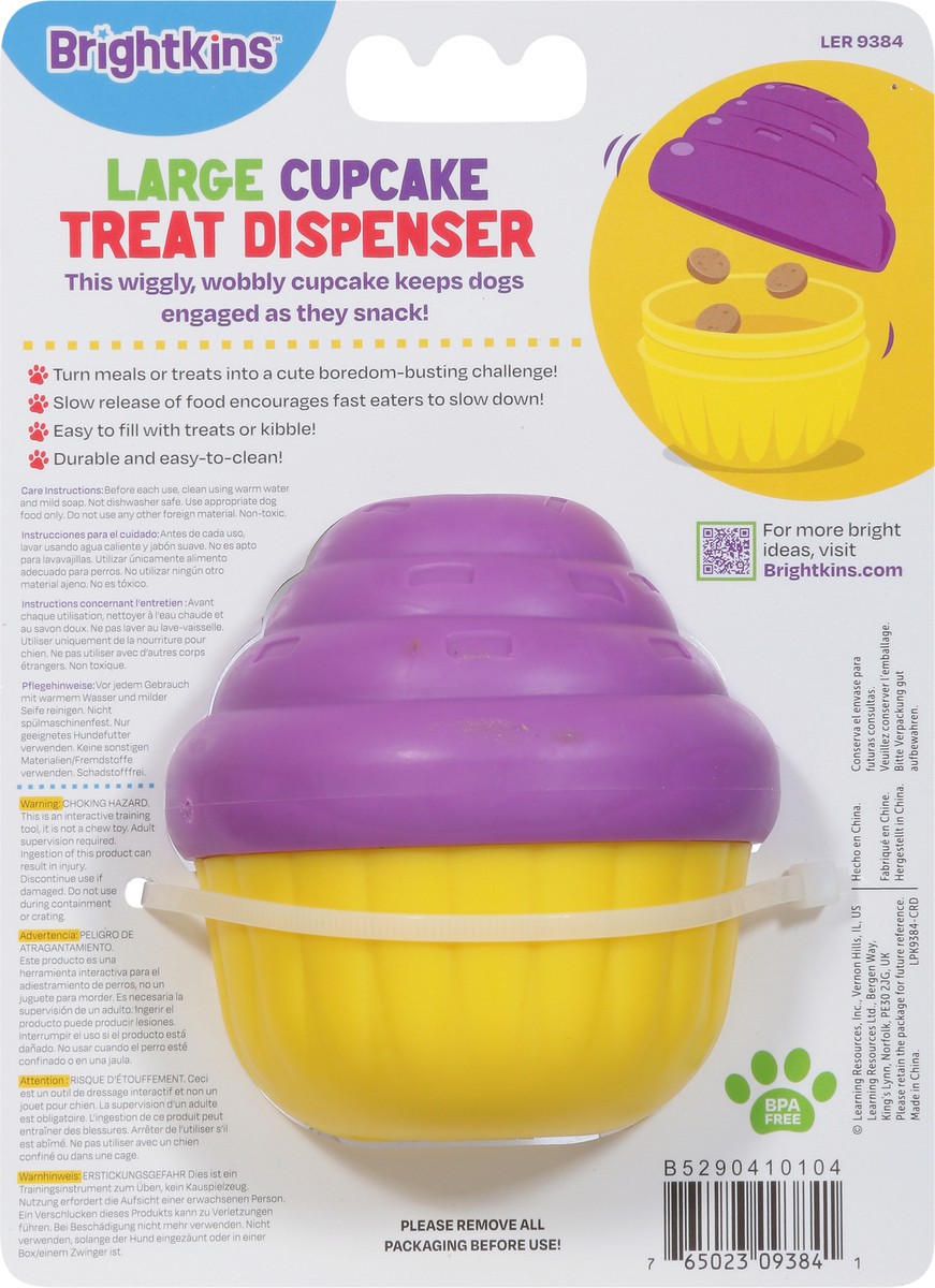 slide 9 of 13, Brightkins Large Cupcake Treat Dispenser Large 1 ea, 1 ct
