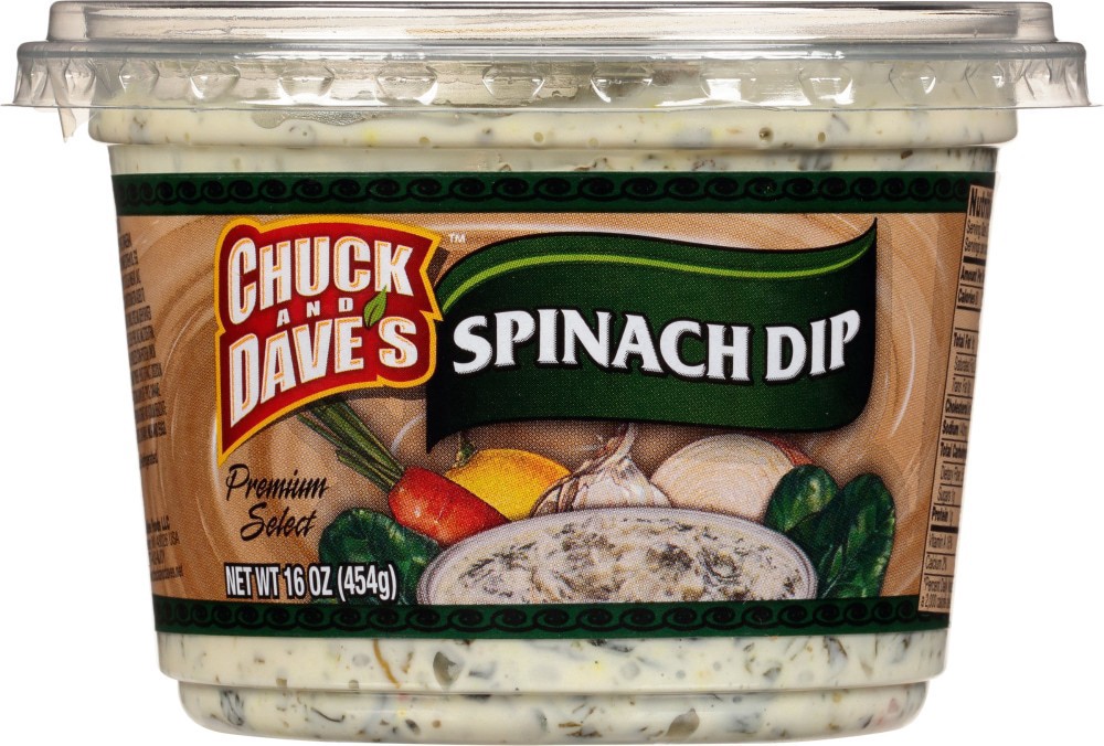 slide 2 of 4, Chuck And Dave's Chuck & Daves Chuck And Daves Spinach Dip, 16 oz