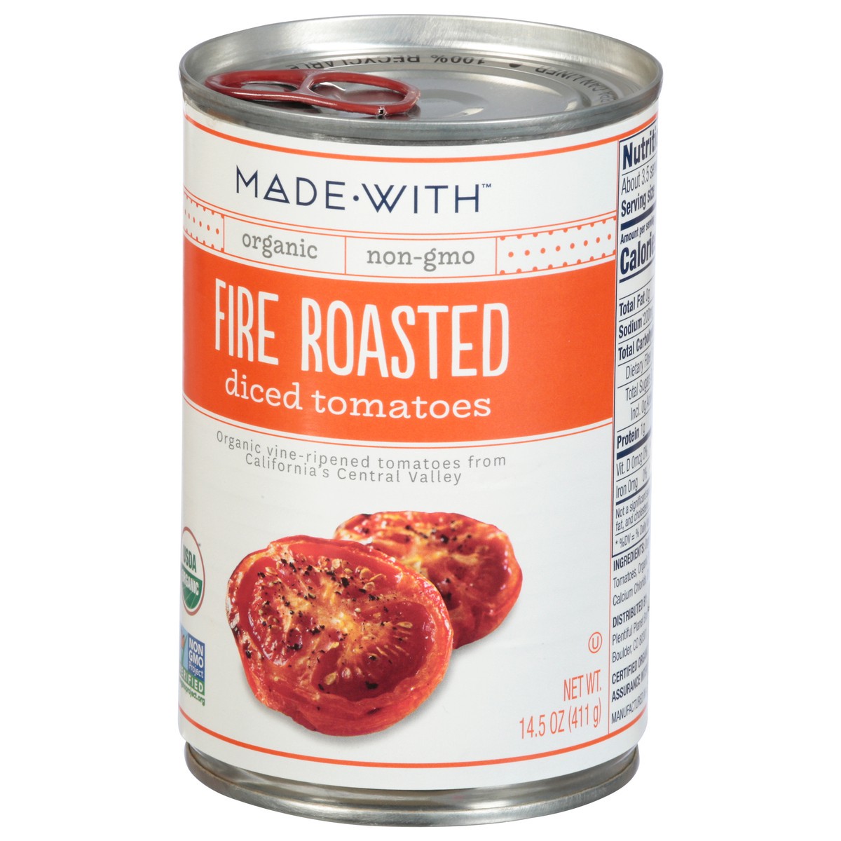 slide 8 of 14, Made With Tomato Fire Roasted Organic, 14.5 oz