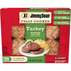 Jimmy Dean Fully Cooked Breakfast Turkey Sausage Patties