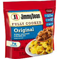 slide 11 of 21, Jimmy Dean Fully Cooked Original Breakfast Sausage Crumbles, 9.6 oz, 9.6 oz