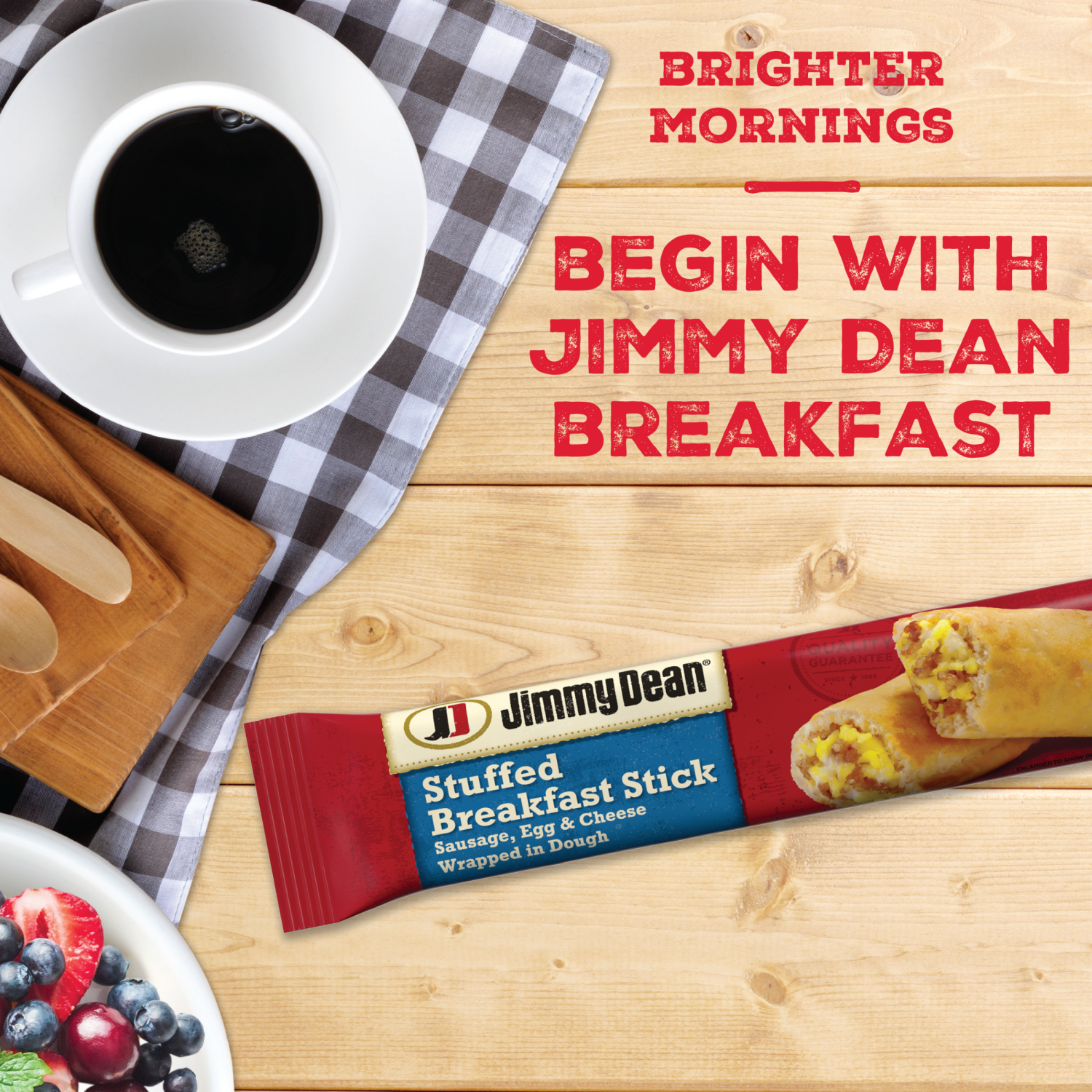 slide 5 of 7, Jimmy Dean Stuffed Breakfast Stick, Sausage, Frozen, 1 Count, 3.1 oz