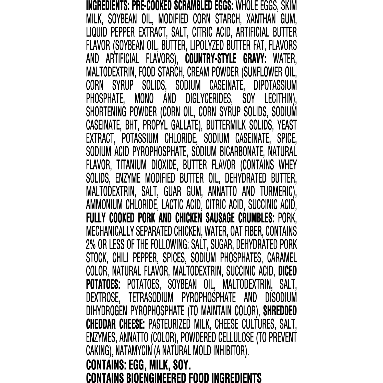 slide 5 of 5, Jimmy Dean Sausage & Gravy Breakfast Bowl, 7 oz