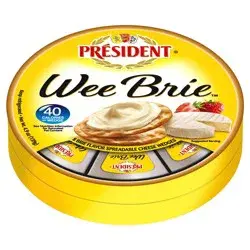 President Wee Brie Cheese Wedges