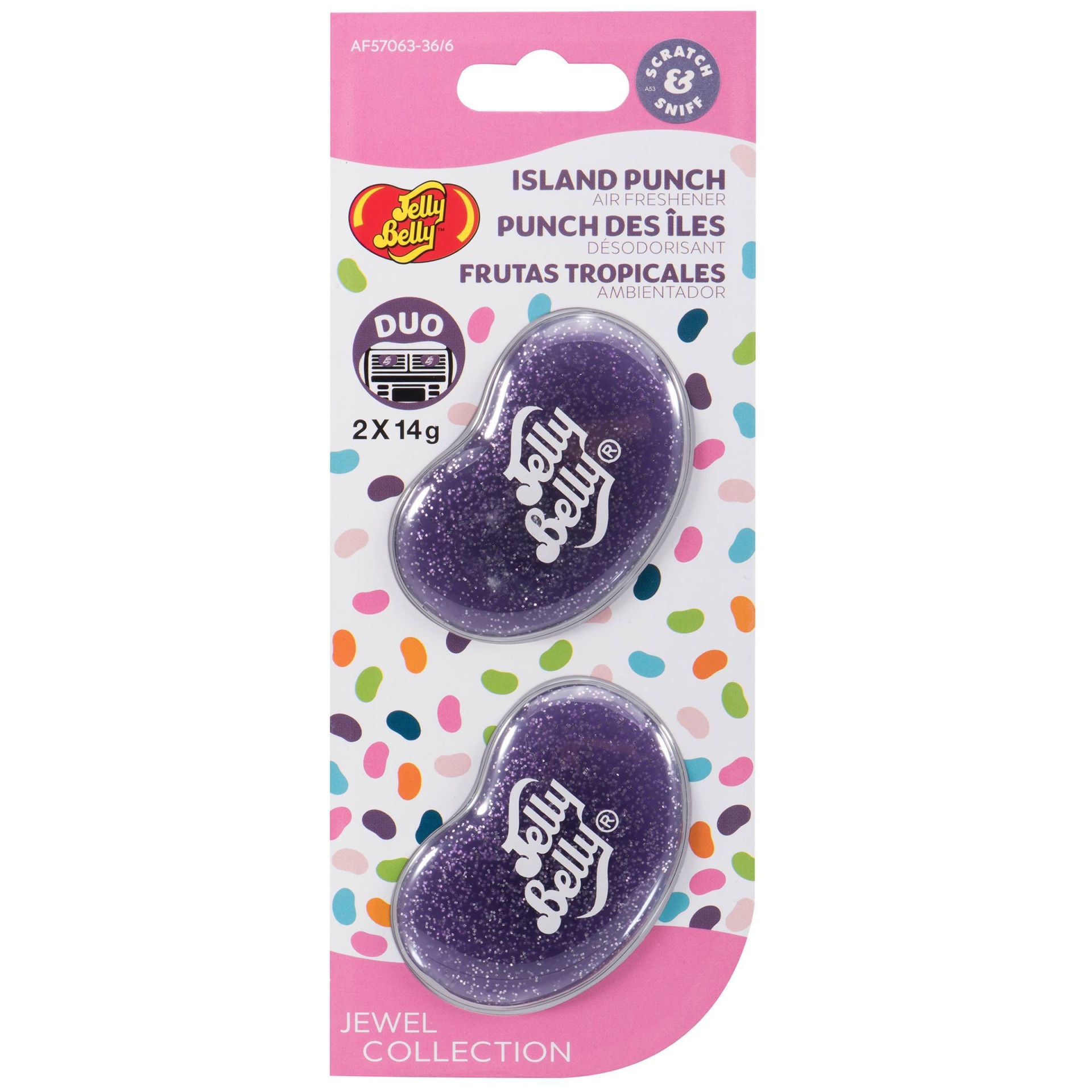 slide 1 of 4, Jelly Belly Duo Vent Jewel Air Freshener - Purple, 1 ct