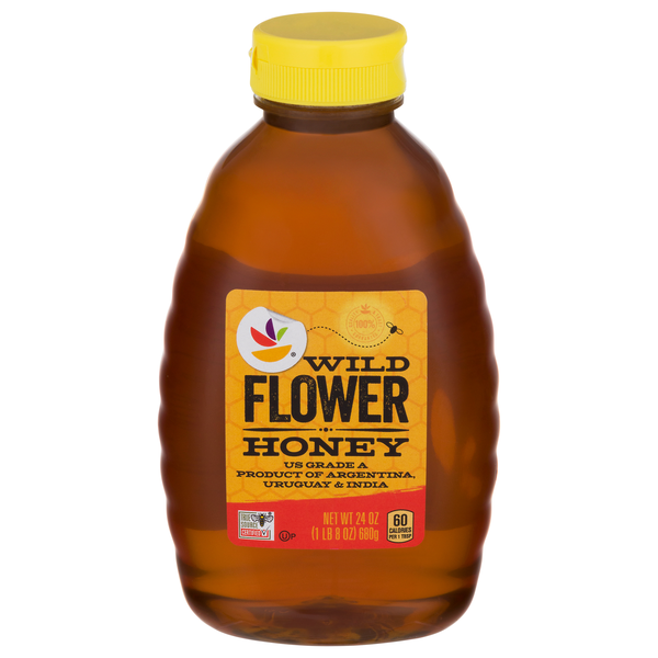 slide 1 of 1, GIANT U.S. Grade A Wildflower Honey, 24 oz