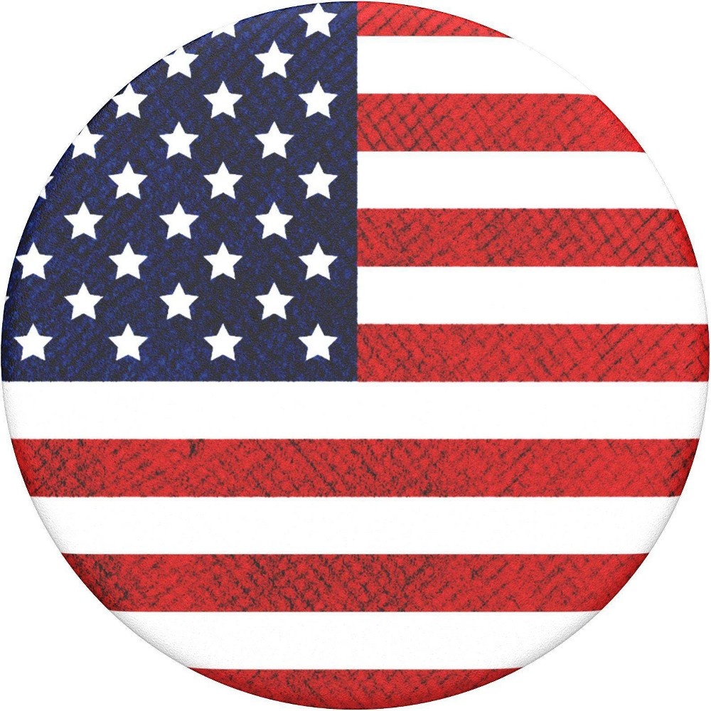 slide 2 of 5, PopSockets PopGrip Cell Phone Grip & Stand - Vintage American Flag, 1 ct