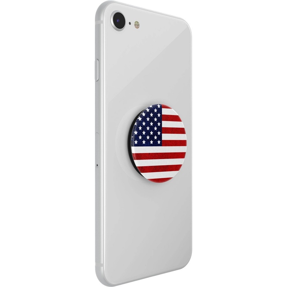 slide 3 of 5, PopSockets PopGrip Cell Phone Grip & Stand - Vintage American Flag, 1 ct