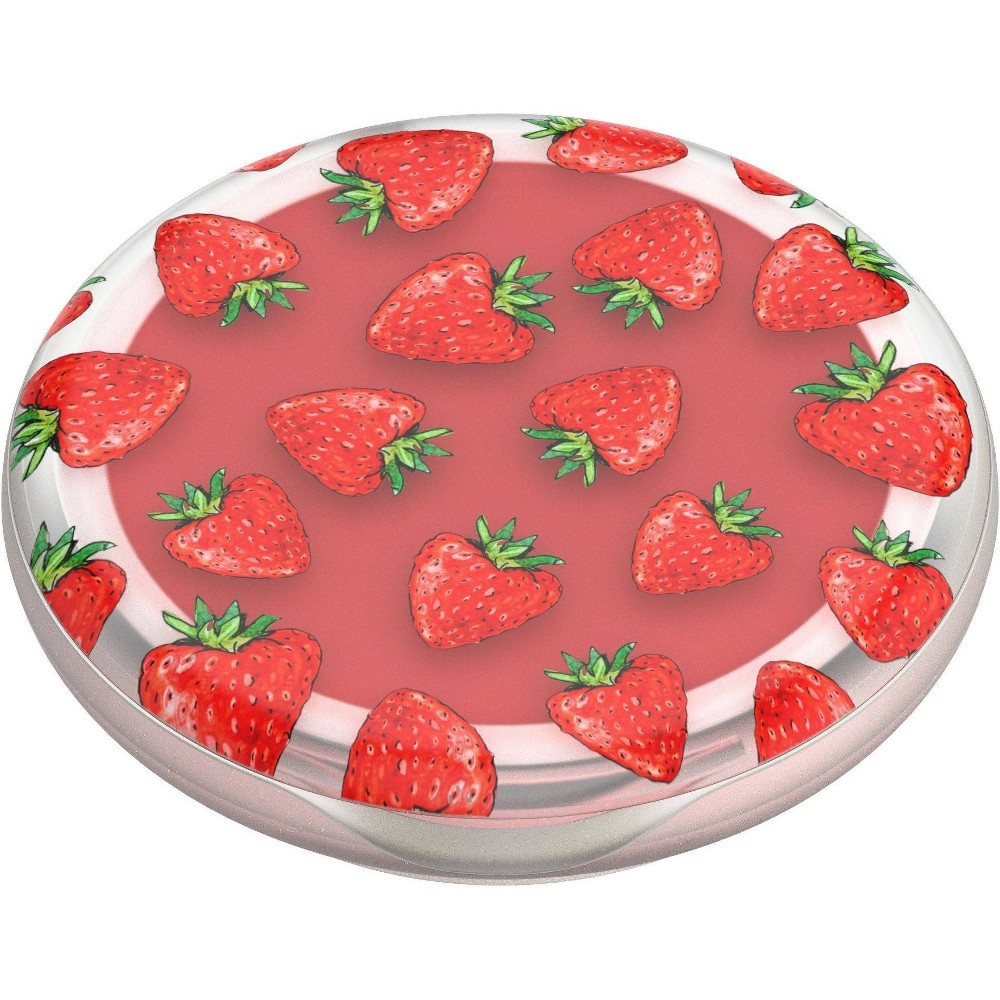 slide 2 of 6, PopSockets PopGrip Lips Cell Phone Grip & Stand - Strawberry Feels, 1 ct