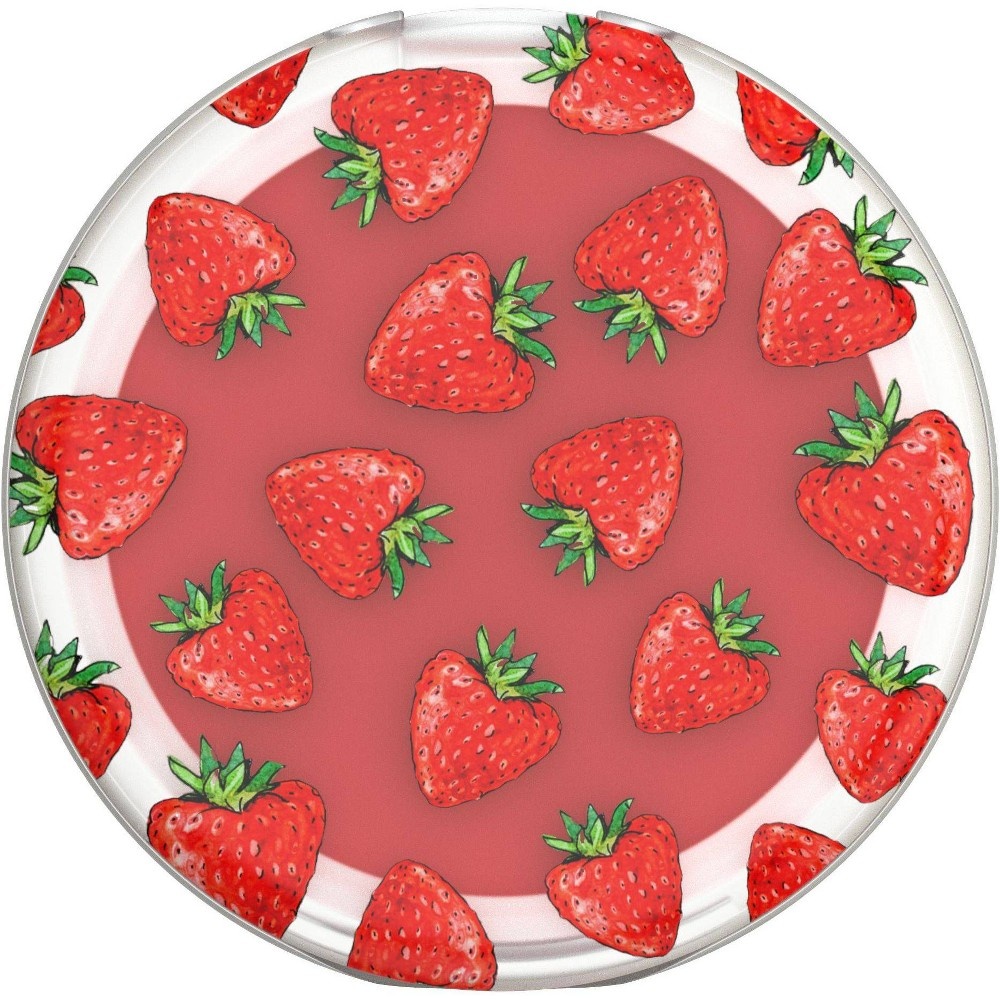 slide 3 of 6, PopSockets PopGrip Lips Cell Phone Grip & Stand - Strawberry Feels, 1 ct