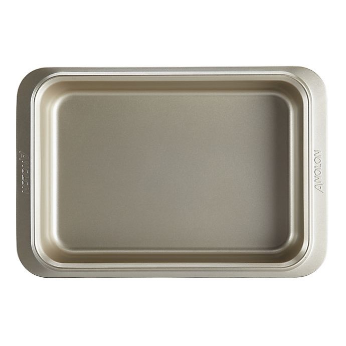 slide 4 of 4, Anolon Allure Nonstick Rectangular Cake Pan - Onyx/Pewter, 9 in x 13 in