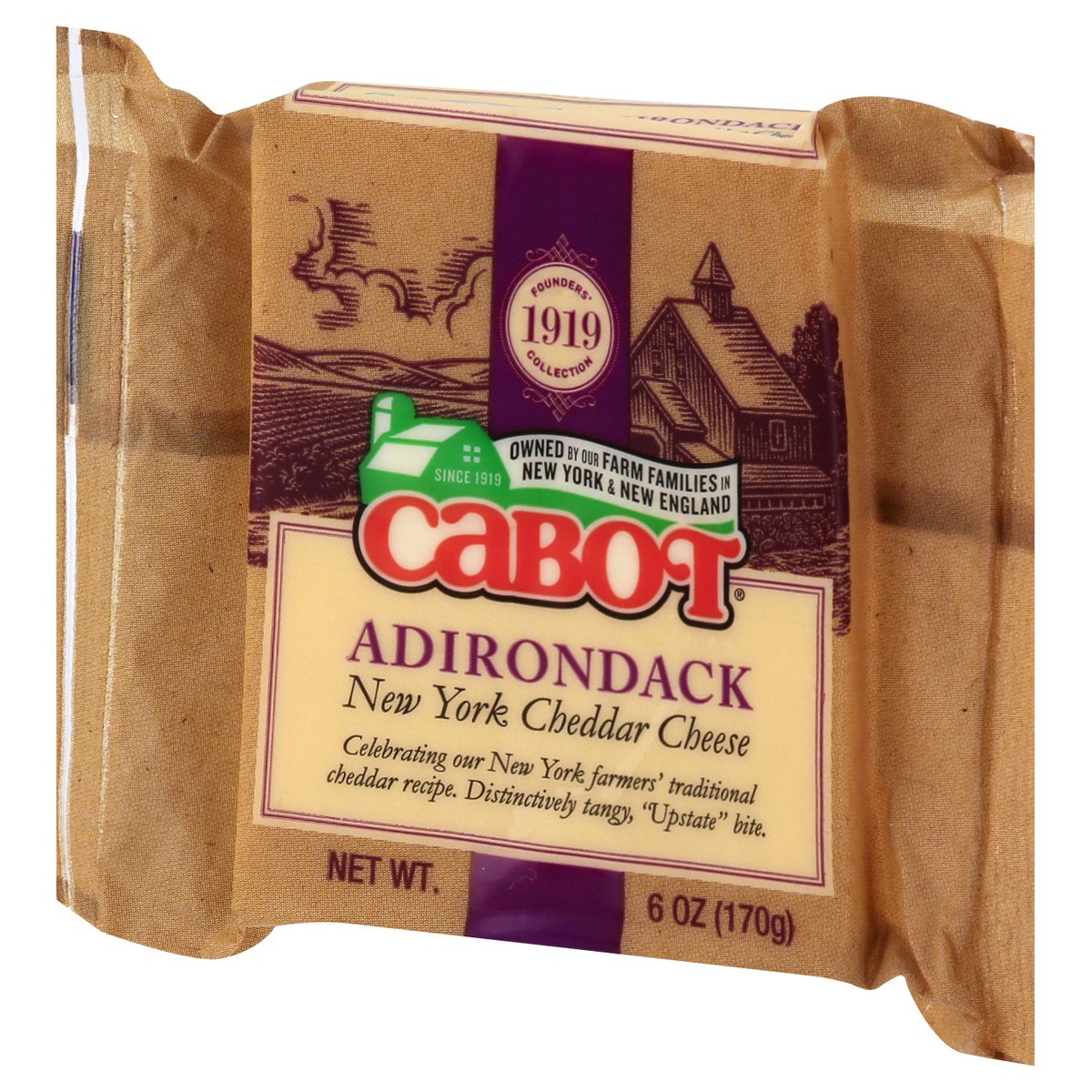 slide 3 of 10, Cabot Adirondack New York Cheddar Cheese, 6 oz
