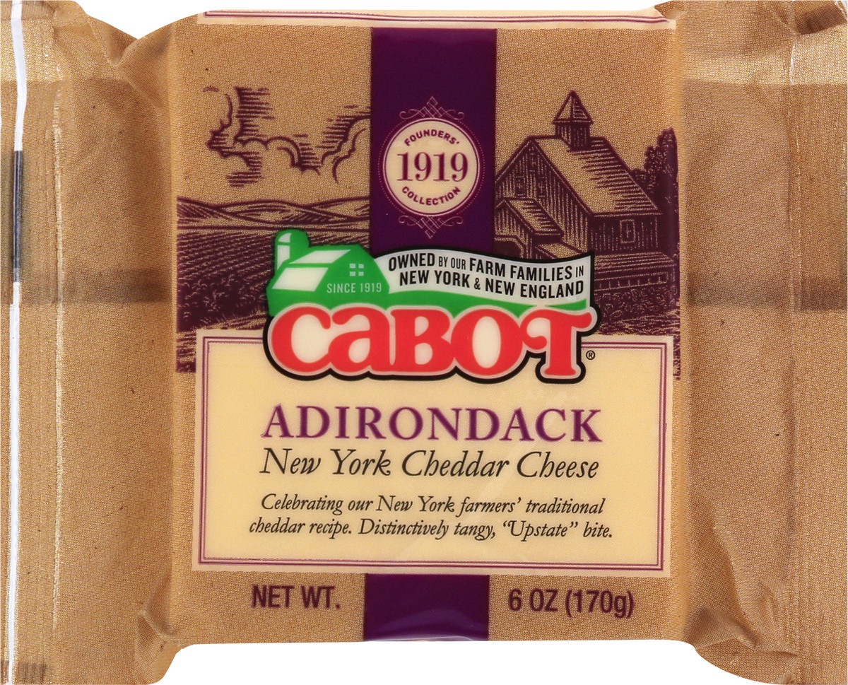slide 9 of 10, Cabot Adirondack New York Cheddar Cheese, 6 oz