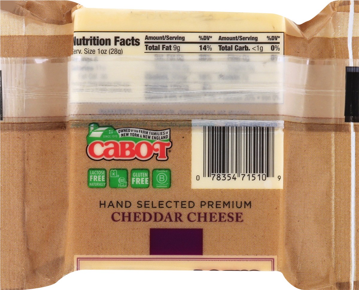 slide 10 of 10, Cabot Adirondack New York Cheddar Cheese, 6 oz