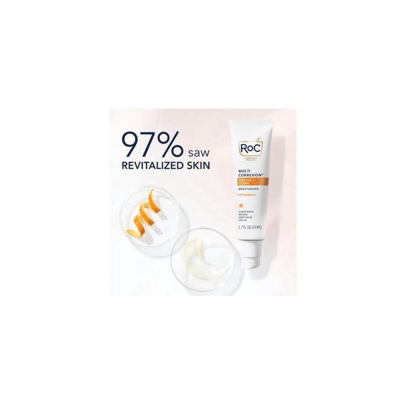 slide 8 of 8, RoC Multi Correxion SPF 30 Revive + Glow Moisturizer 1.7 fl oz, 1.7 fl oz