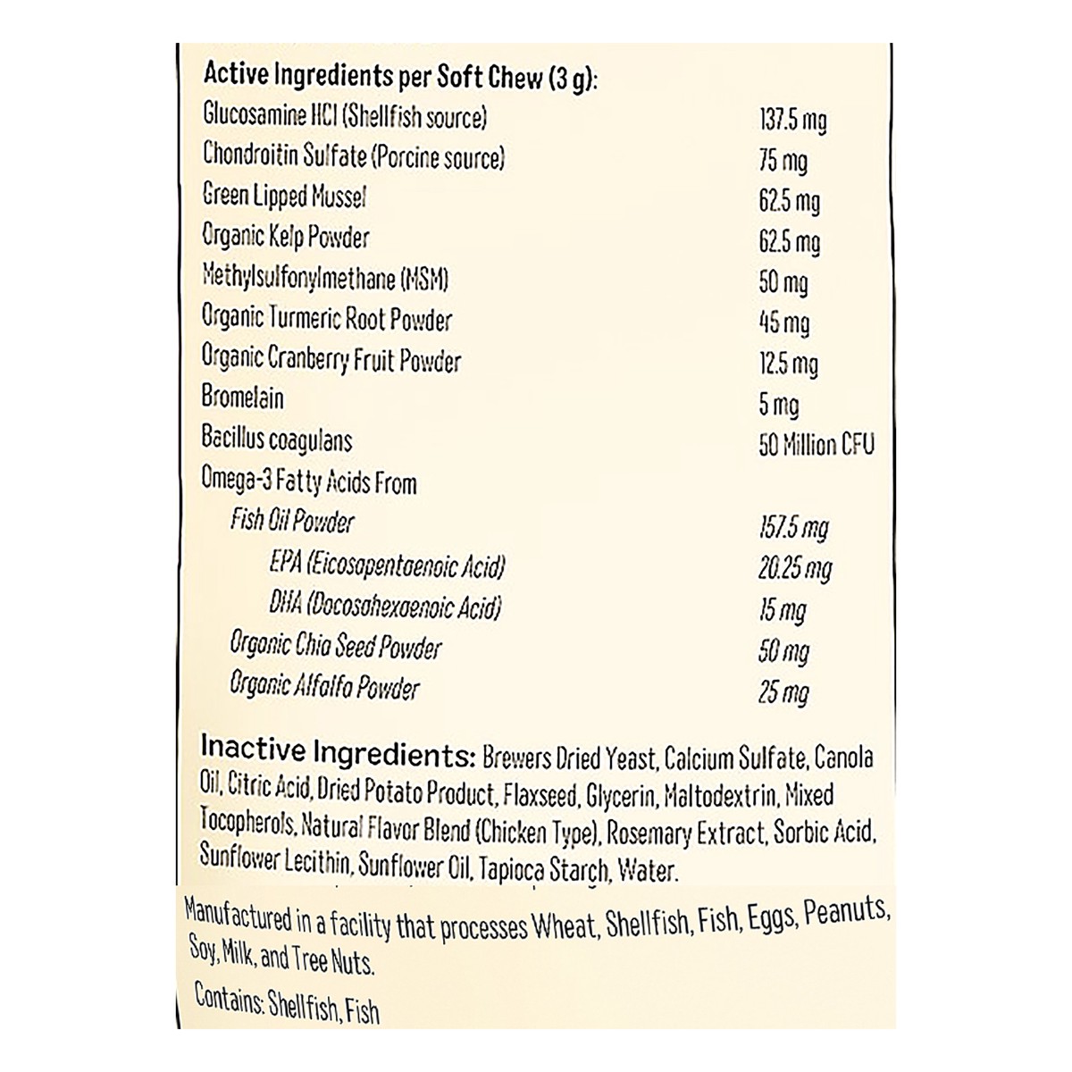 slide 3 of 4, SmartyPaws Senior Pups Taste Chicken Dog Chews 60 ea, 60 ct