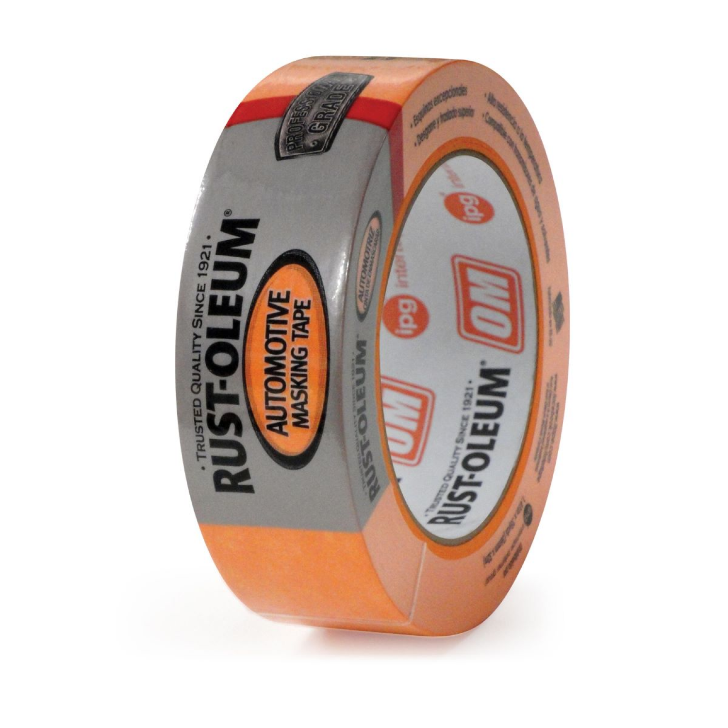 slide 1 of 1, Rustoleum Premium OM Masking Tape, Orange, 36mm x 32m, 36 mm