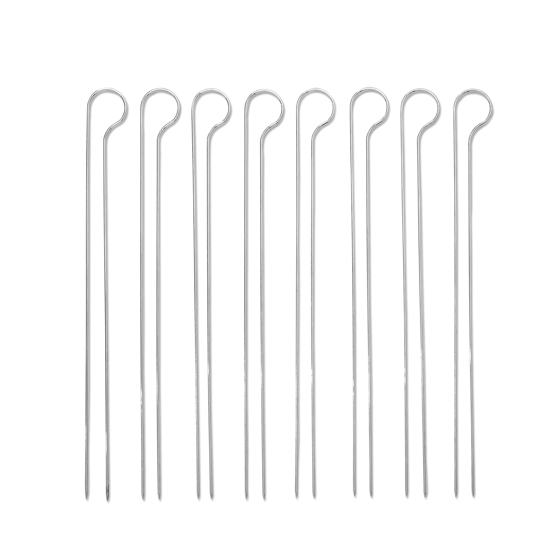 slide 1 of 1, WEBER GRILL SKEWER SET 6320 SILVER, 1 ct