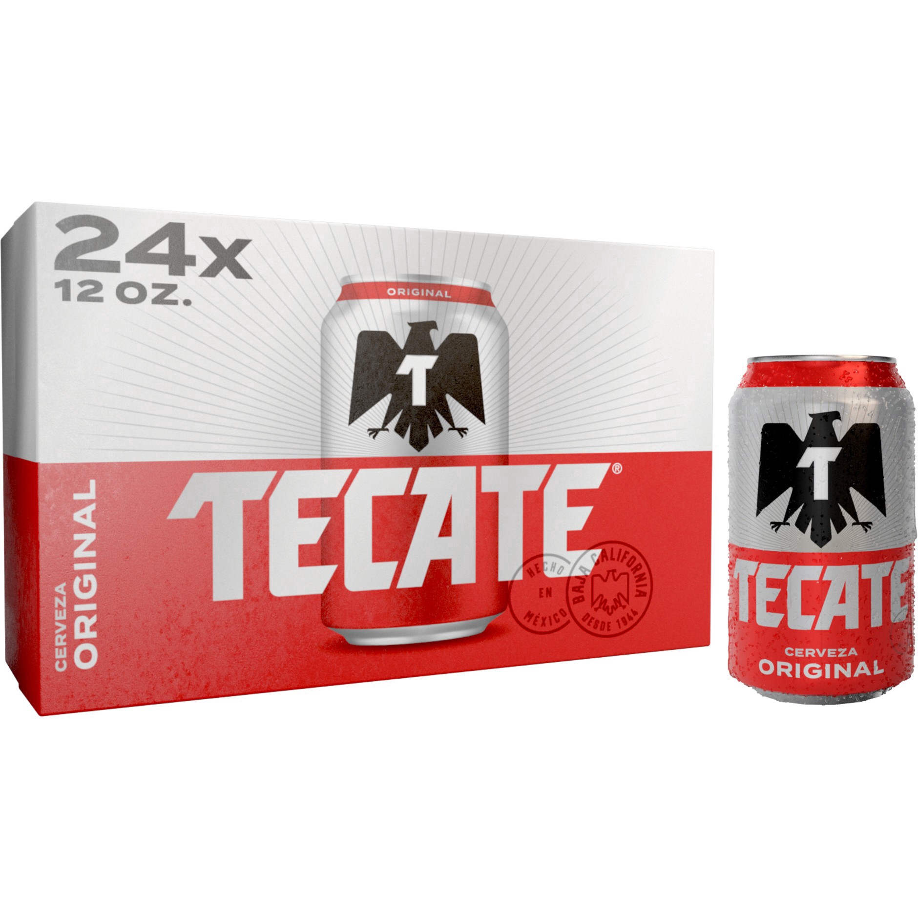 slide 3 of 3, Tecate Beer, 24 ct; 12 oz