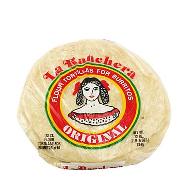 slide 1 of 1, La Ranchera 10" Burrito Flour Tortillas, 12 ct