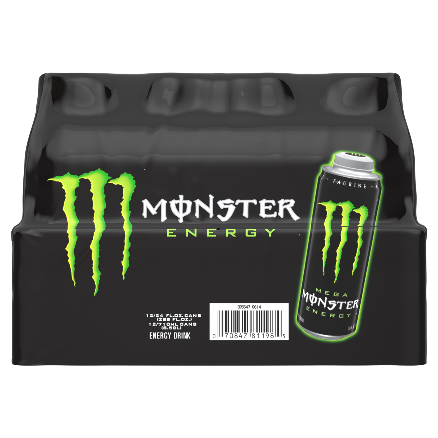 slide 4 of 5, Monster Energy Green, Green - 24 oz, 24 oz