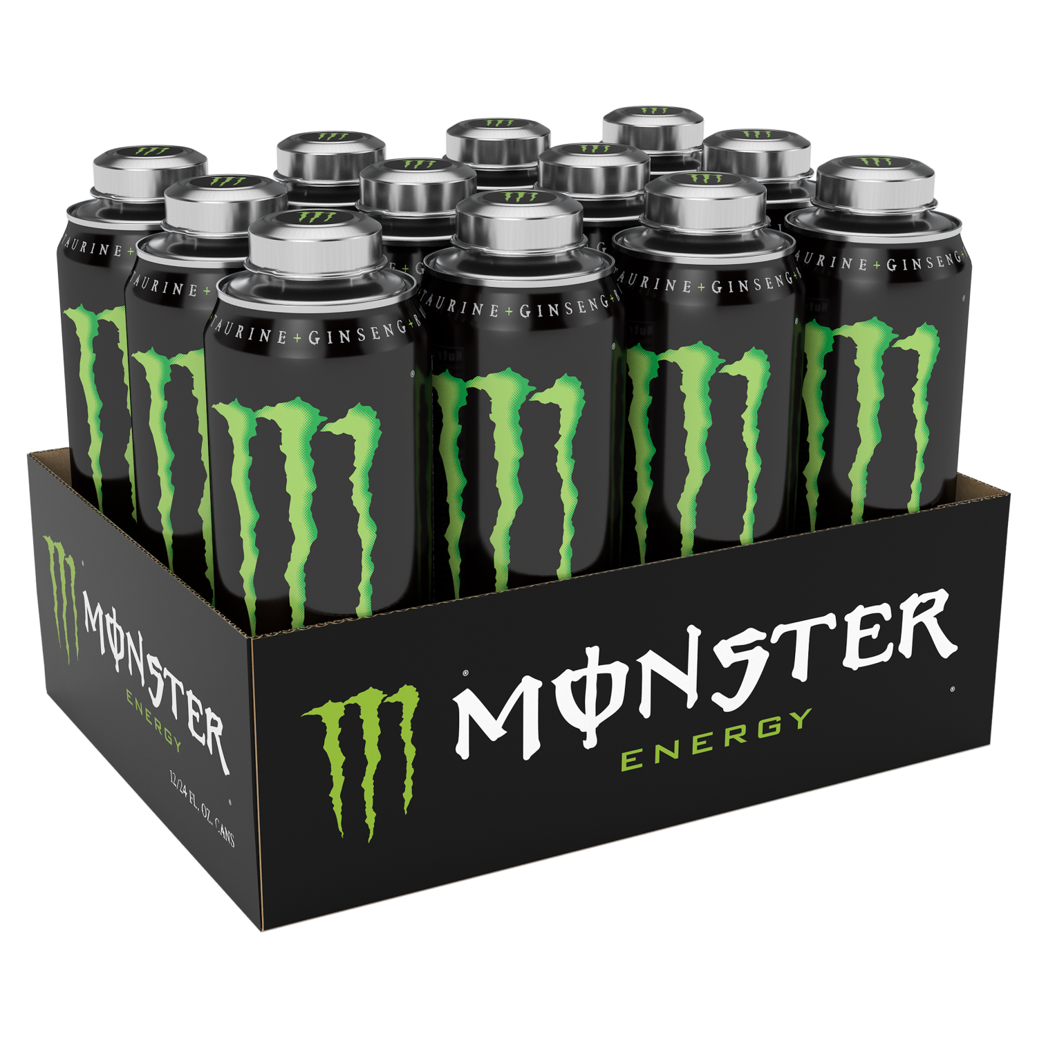 slide 2 of 5, Monster Energy Green, Green - 24 oz, 24 oz