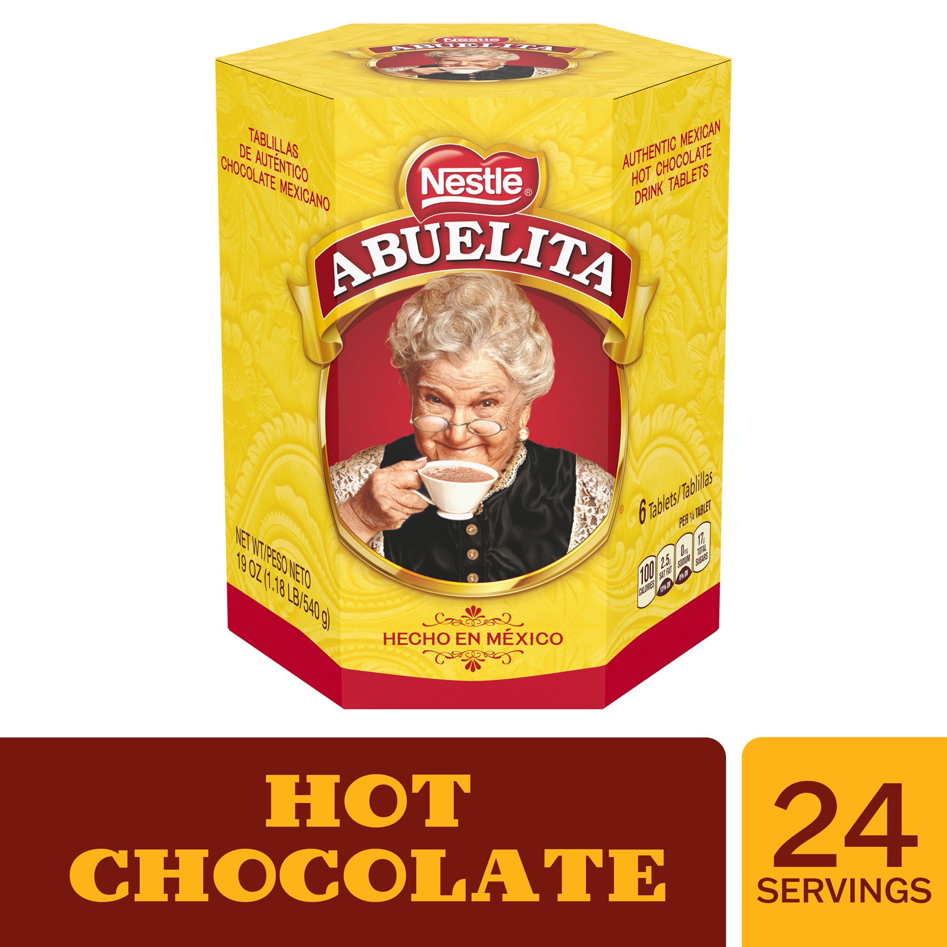 slide 1 of 6, Nestlé Abuelita Authentic Mexican Chocolate Drink Mix, 6 ct