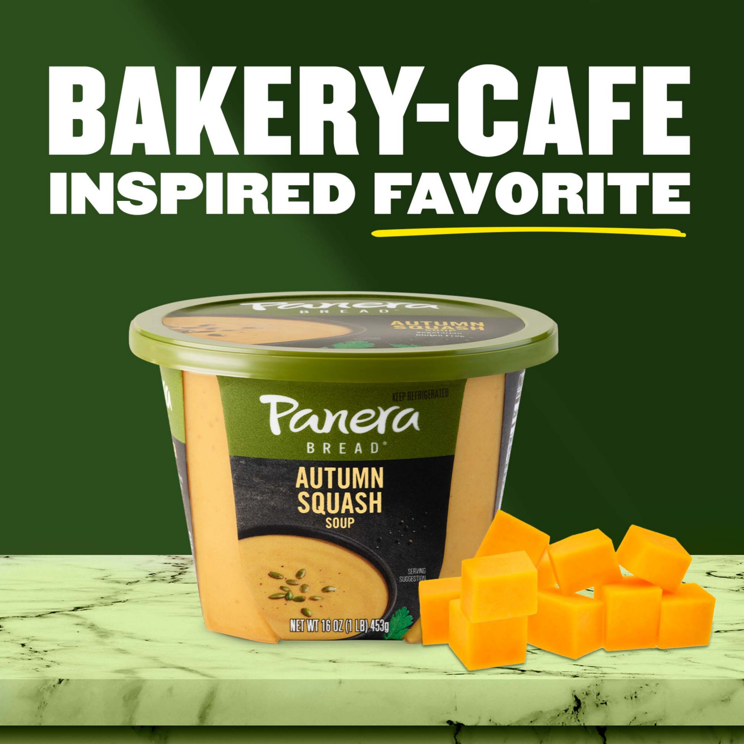 slide 5 of 8, Panera Bread Autumn Squash Soup 16 oz, 16 oz