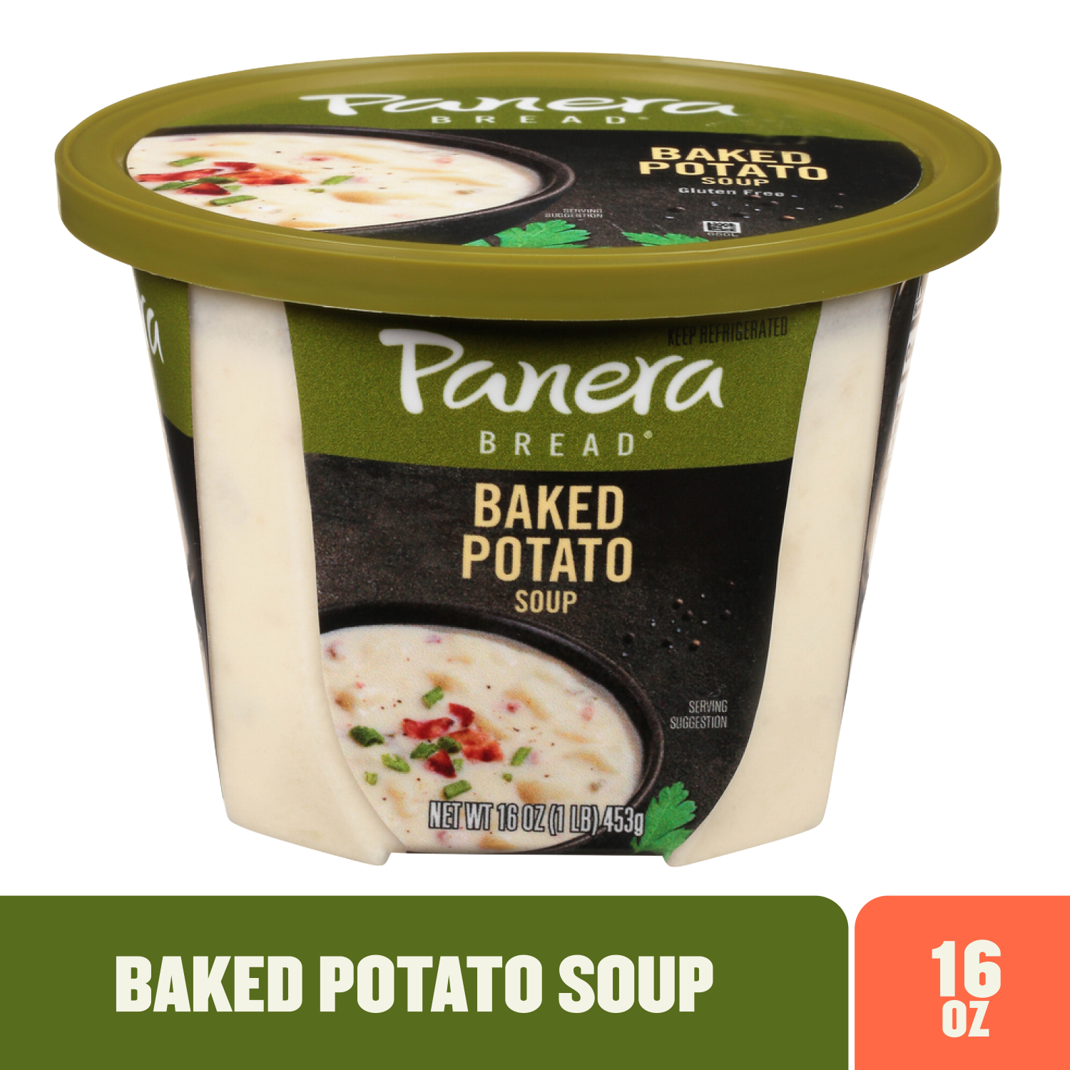 slide 1 of 8, Panera Bread Baked Potato Soup 16 oz, 16 oz