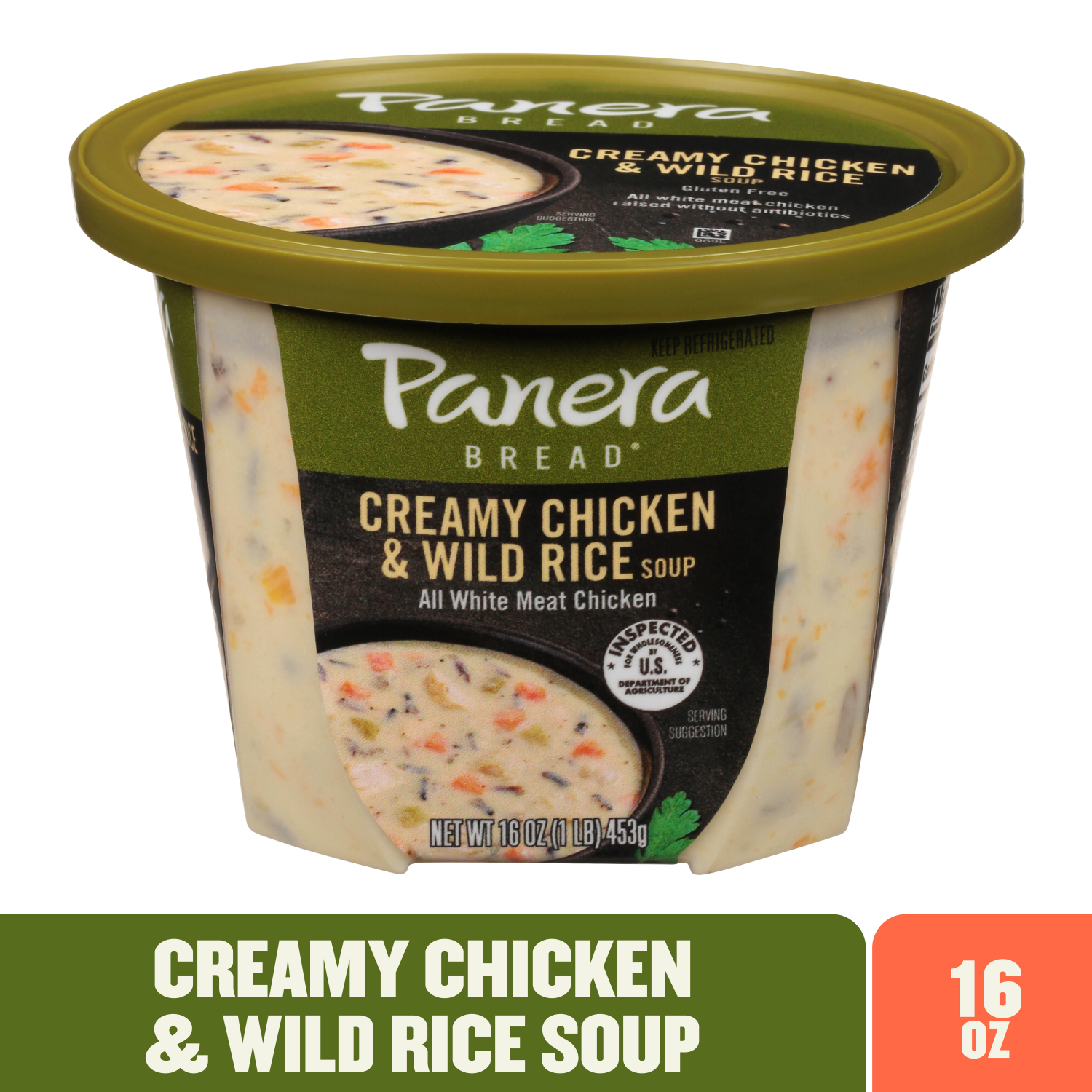 slide 1 of 6, Panera Bread Creamy Chicken & Wild Rice Soup, 16 OZ Soup Cup (Gluten Free), 16 oz
