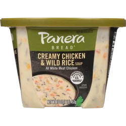 Panera Bread Creamy Chicken & Wild Rice Soup, 16 Oz Soup Cup (Gluten Free)