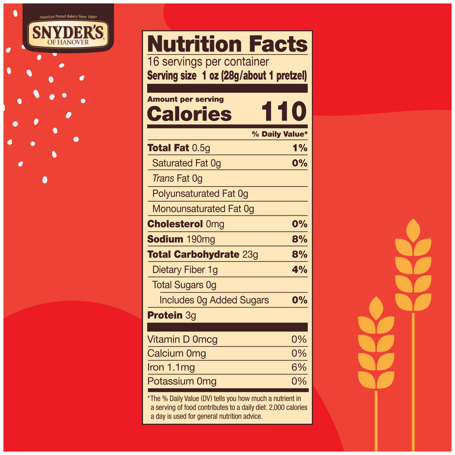 slide 6 of 6, Snyder's of Hanover Butter Snaps Pretzels, 12.000 oz