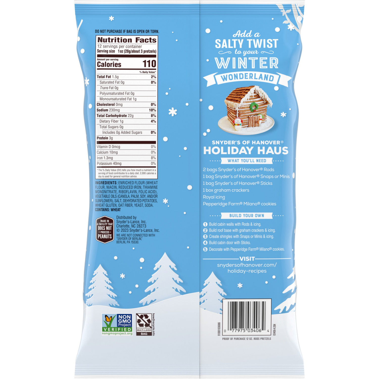 slide 2 of 7, Snyder's of Hanover Pretzel Rods, 12.000 oz