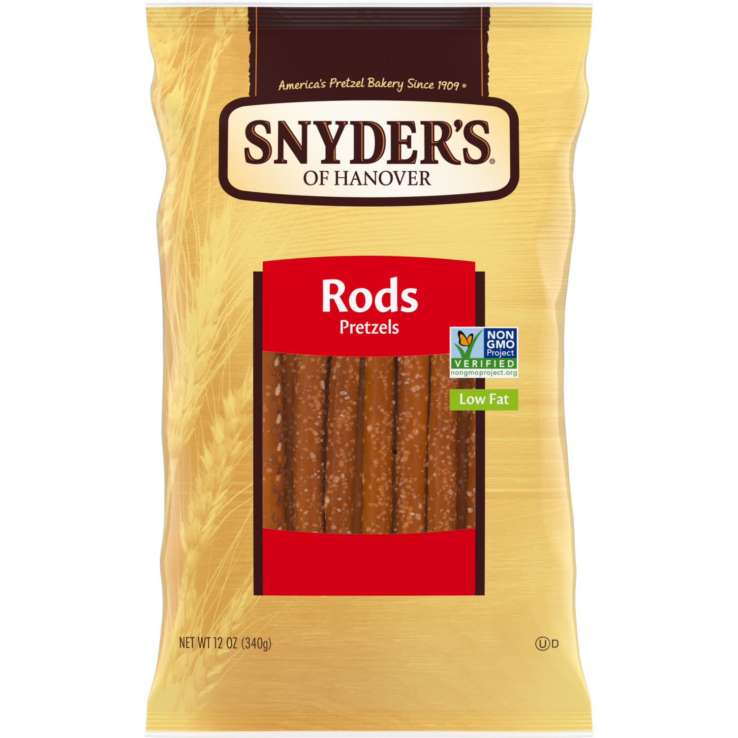 slide 1 of 7, Snyder's of Hanover Pretzel Rods, 12.000 oz