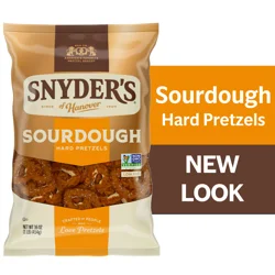 Snyder's of Hanover Sourdough Hard Pretzels, 16 Oz Bag
