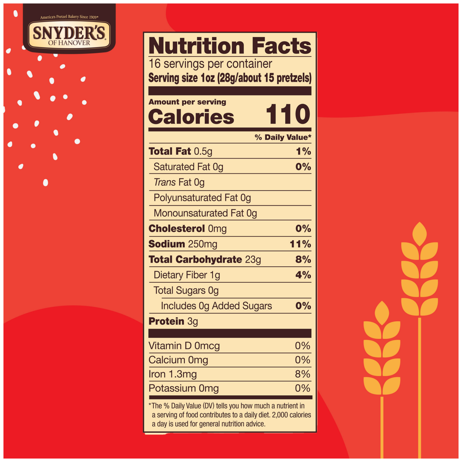 slide 6 of 6, Snyder's of Hanover Sourdough Nibblers Pretzels, 16.000 oz