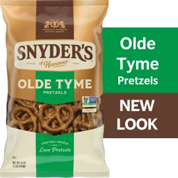 Snyder's of Hanover Pretzels, Olde Tyme Pretzels- 16 oz