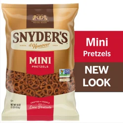 Snyder's of Hanover Mini Pretzels, 16 oz Bag