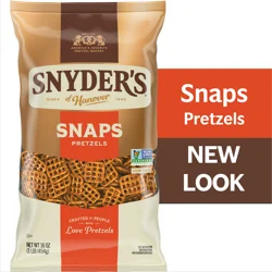 Snyder's of Hanover Snaps Pretzels, 16 Oz Bag