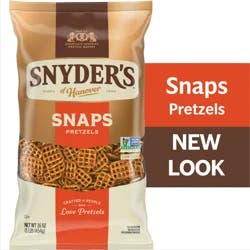 Snyder's of Hanover Snaps Pretzels, 16 Oz Bag