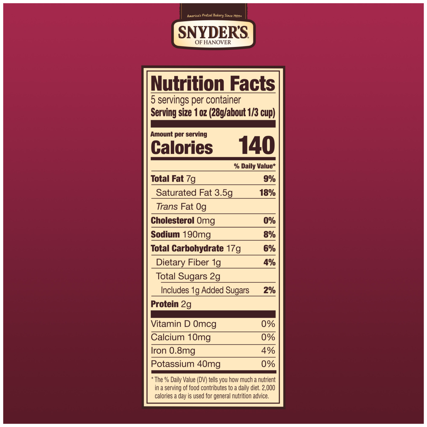 slide 6 of 6, SNYDERS Snyder's Of Hanover Pretzel Pieces, Honey Mustard And Onion, 5 Oz, 5 oz