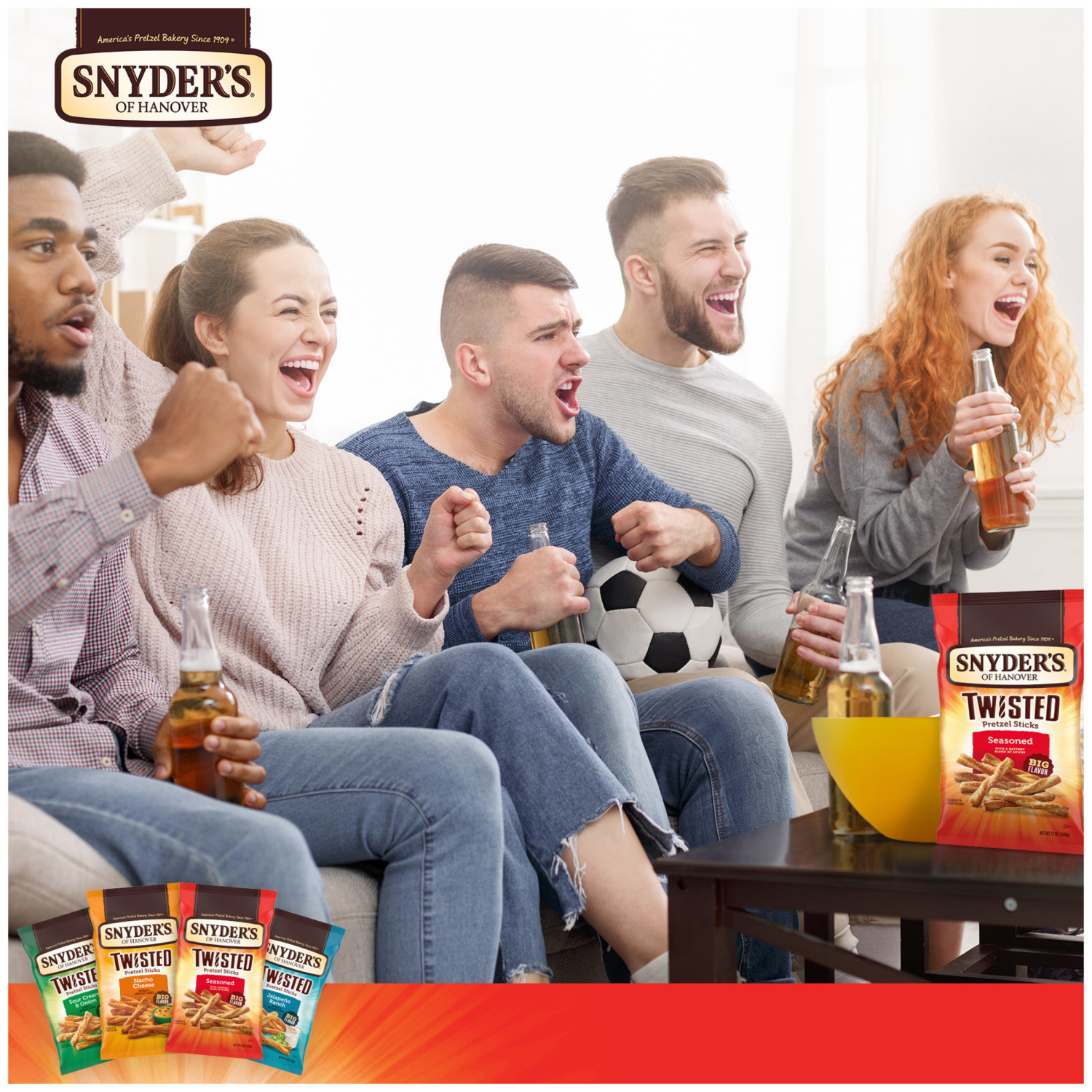 slide 4 of 8, Snyder's of Hanover Seasoned Twisted Pretzel Sticks, 12.000 oz