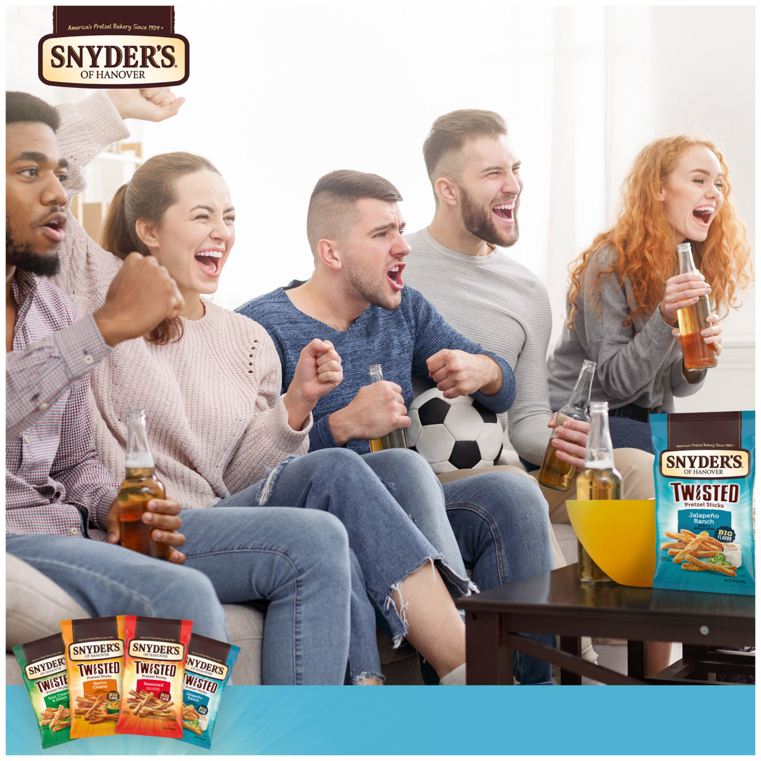 slide 3 of 7, Snyder's of Hanover Jalapeño Ranch Flavored Pretzel Sticks, 12 oz