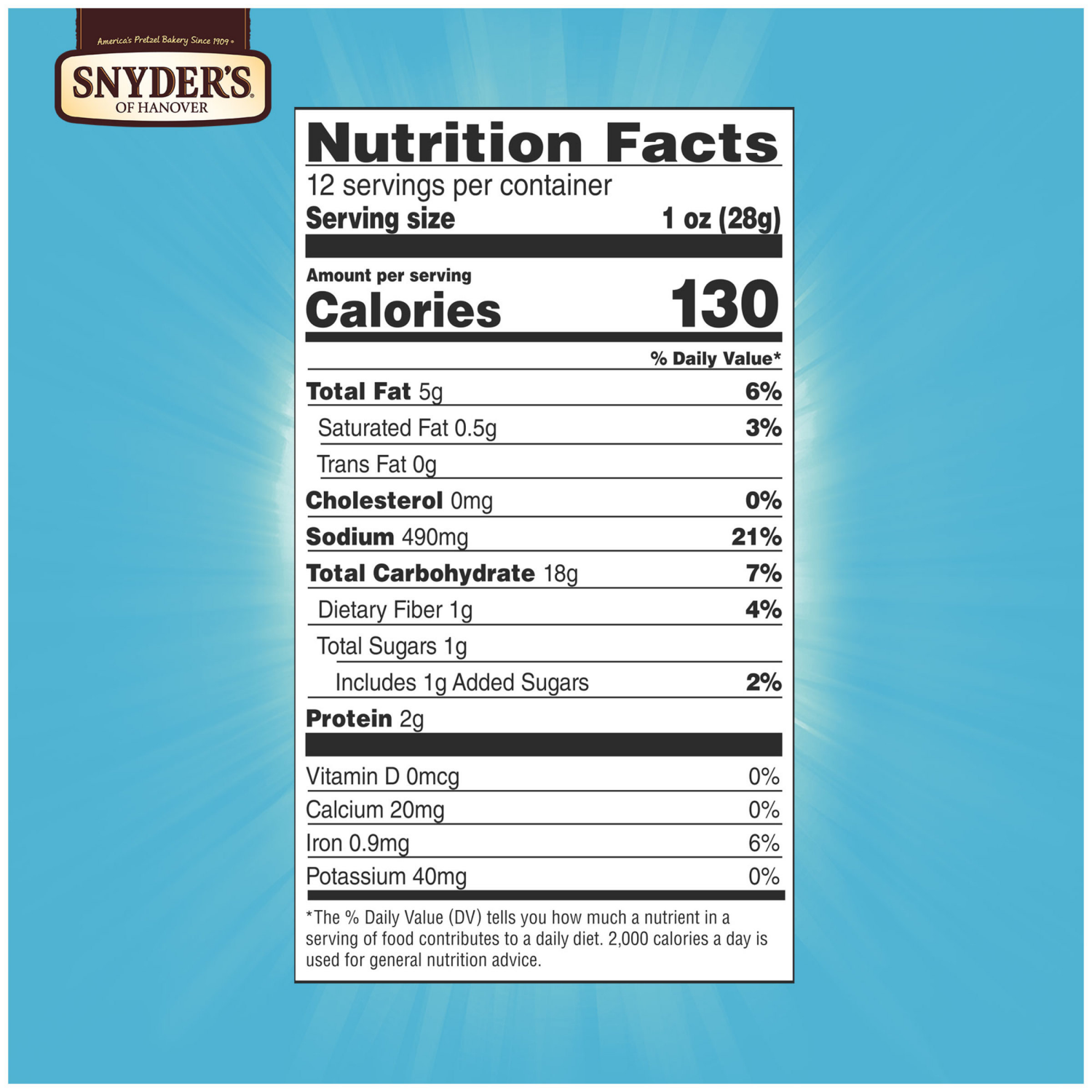 slide 7 of 7, Snyder's of Hanover Jalapeño Ranch Flavored Pretzel Sticks, 12 oz