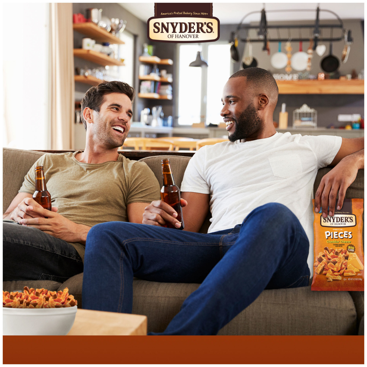 slide 6 of 7, Snyder's of Hanover Cheddar Cheese Flavored Pretzel Pieces, 5 oz