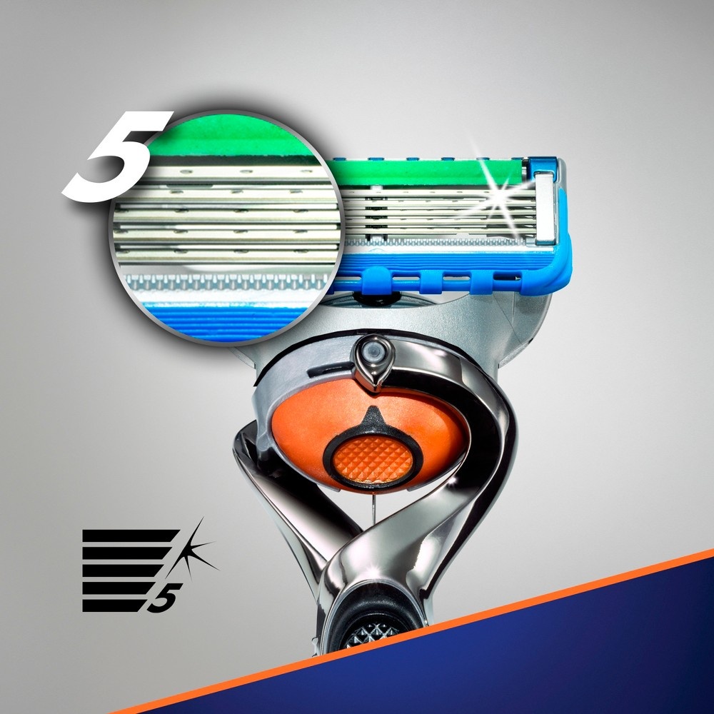 slide 6 of 9, Gillette ProGlide Power Razor for Men, 1 Gillette Power Razor Handle + 1 Blade Refill, 1 ct